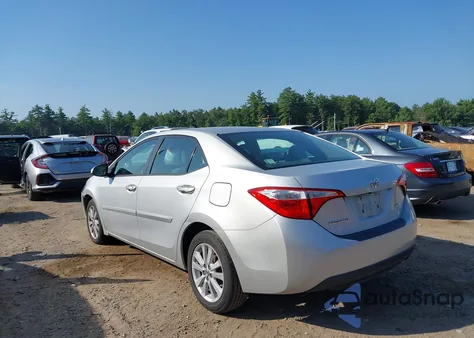 2014 Toyota Corolla Le from USA, damaged, VIN 2T1BURHE0EC141729